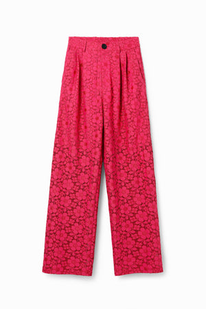 Desigual Tailored Daisy Lace Trousers