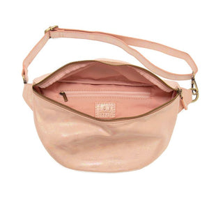 Holographic Twyla Sling Bag in pink at ooh la la! in Grapevine TX 76051
