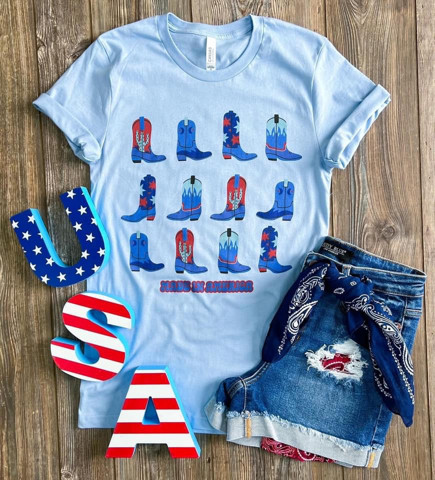 Made in America Boots Tee