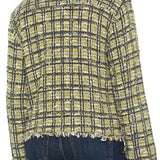 Liverpool Plaid Cargo Shacket with Fray at ooh la la! in Grapevine TX 76051