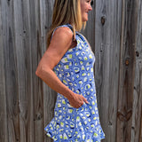 Ana Clare, Women's sport dress, golf dress with pockets, tennis dress ruffle hem, SPF 50 athletic wear, performance golf apparel, UV protective dress, ladies athleisure dress. at ooh la la! in Grapevine TX 76051