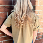 Velvet Heart Alameda Shirt in Aloe Olive at ooh la la! in Grapevine TX 76051