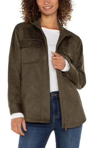 Liverpool Utility Jacket in olive at ooh la la! in Grapevine TX 76051