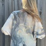 Marble Print Batwing Sweater at ooh la la! in Grapevine TX 76051