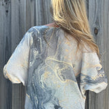 Marble Print Batwing Sweater at ooh la la! in Grapevine TX 76051