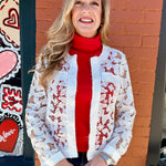 Butterfly Lace Open-Front Jacket at ooh la la! in Grapevine TX 76051