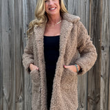 Poodle Fur Sherpa Coat