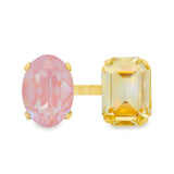 TOVA Janel Ring in Fairy Dust - Ultra Petal Pink Moon