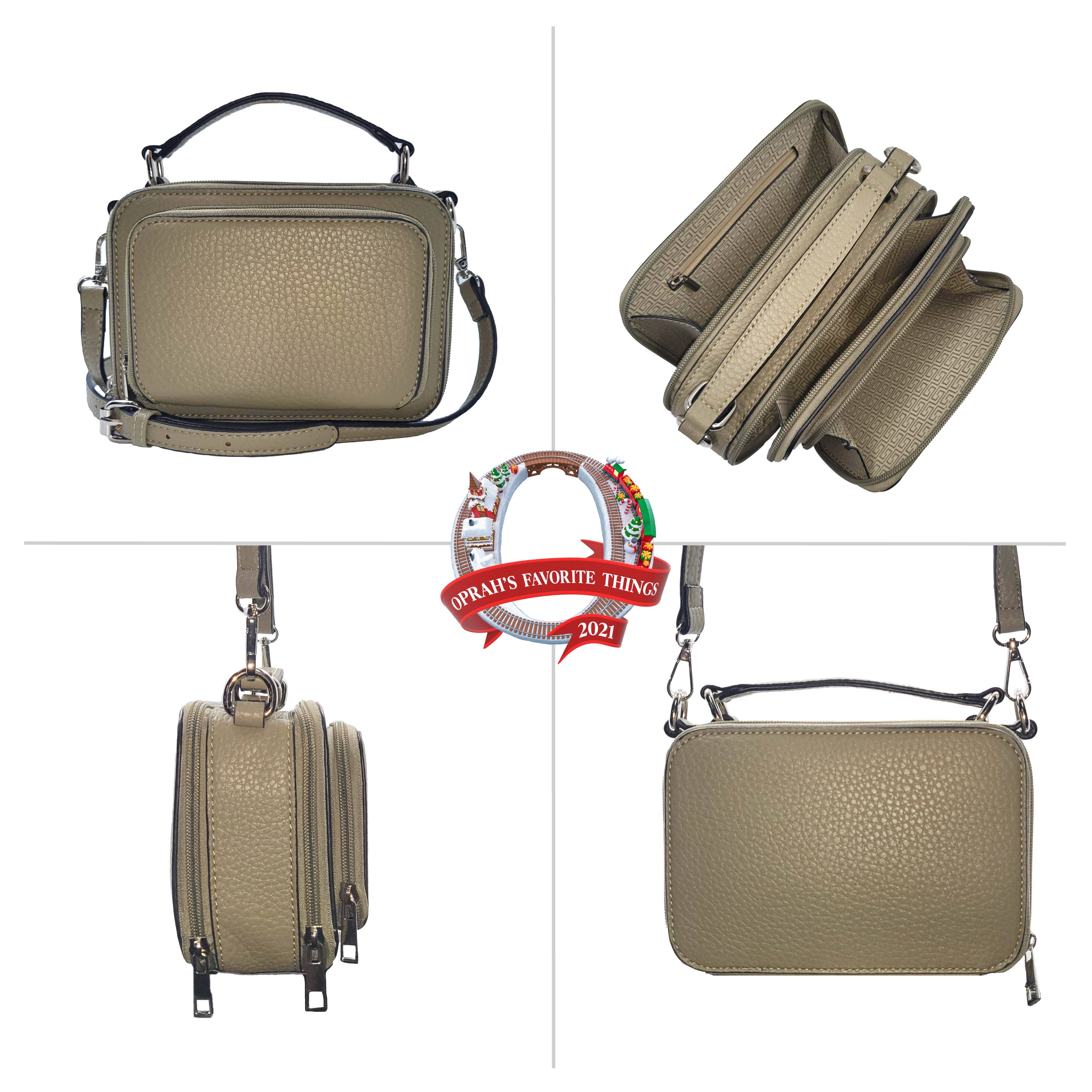 Kelsey Crossbody Bag in Army Green at ooh la la! in Grapevine TX 76051