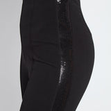 Elysse Sequin Embellished Pant by Lysse Leggings in black at ooh la la! in Grapevine TX 76051