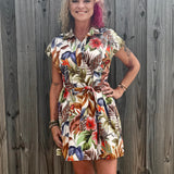 Autumn Escape Shirt Dress