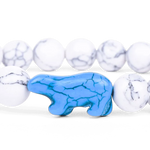 The Fahlo Venture Bracelet - Polar Bear in arctic white at ooh la la! in Grapevine TX 76051