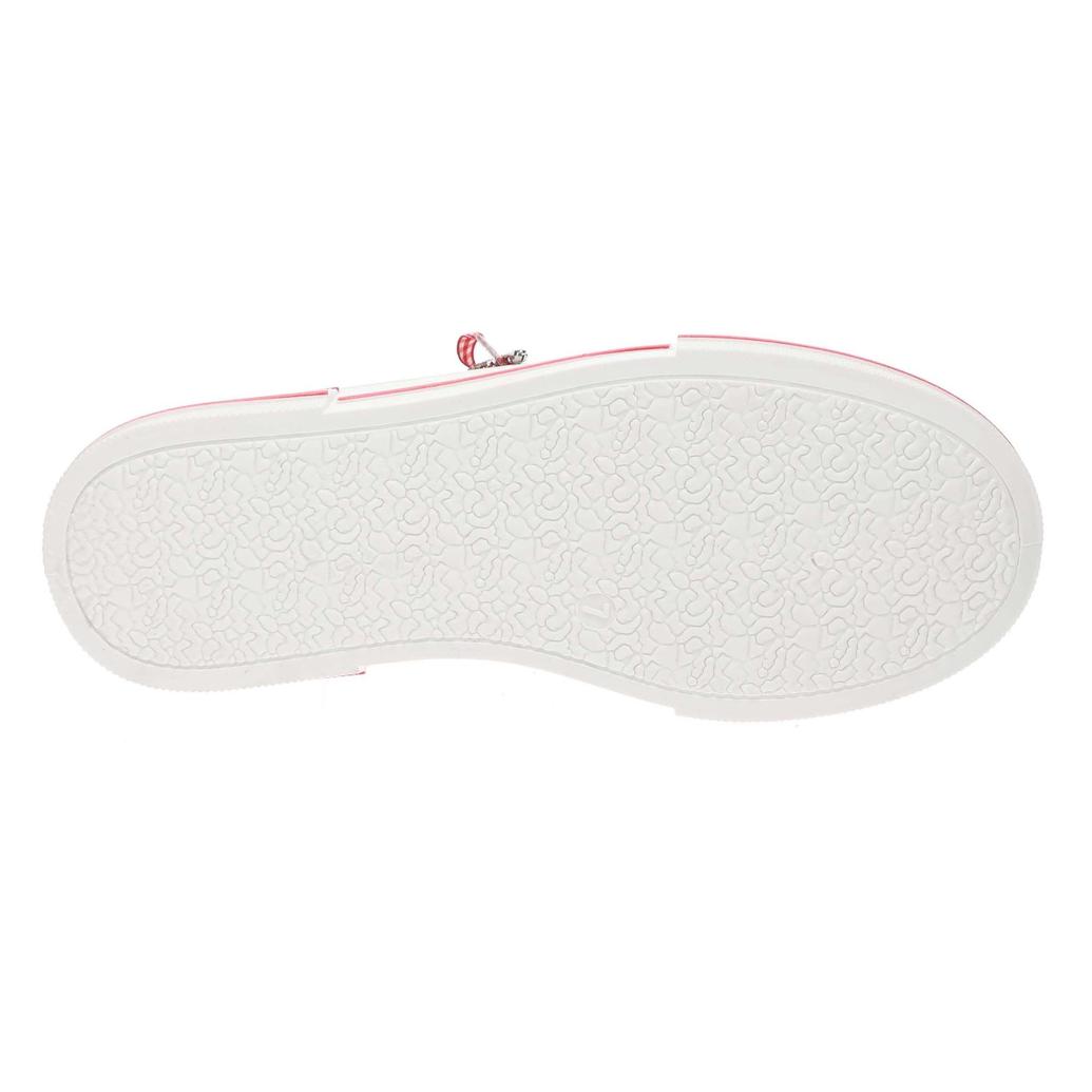 Very G Aman double sneakers, red canvas shoes, gingham ribbon laces, sparkle sneakers, women’s trendy footwear, double lace sneakers, comfortable red flats, Very G shoes. at ooh la la! in Grapevine TX 76051
