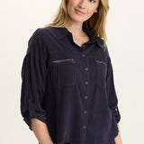 Knapp Button-Up Blouse