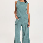 XCVI Mallis Gaucho in Ocean Storm Pigment at ooh la la! in Grapevine TX 76051