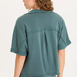 XCVI Kennison Capelet in Ocean Storm Pigment at ooh la la! in Grapevine TX 76051