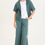 XCVI Kennison Capelet in Ocean Storm Pigment at ooh la la! in Grapevine TX 76051