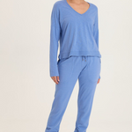 Odilia Long Sleeve V-Neck Top at Ooh La La! in Grapevine TX 76051