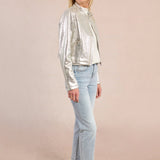 Molly Bracken Silver Biker Jacket at ooh la la! in Grapevine TX 76051