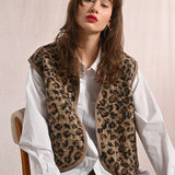 Molly Bracken Leopard Fur-Effect Vest at ooh la la! in Grapevine TX 76051