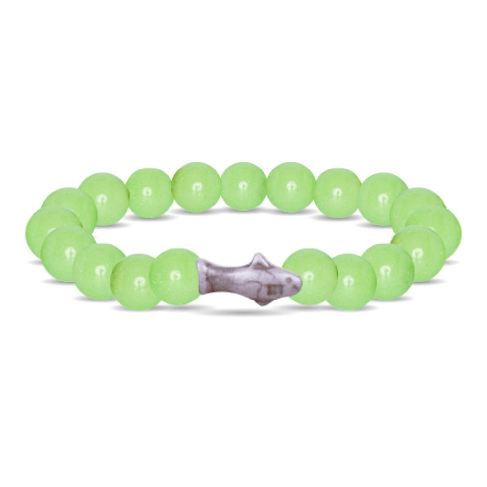 The Fahlo Voyage Bracelet - Shark in sage glow at ooh la la! in Grapevine TX 76051