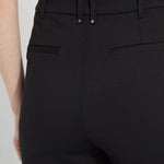 Lysse Nadia Zip Front Ponte Trouser in black at ooh la la! in Grapevine TX 76051
