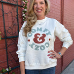 Comfy & Cozy Appliqué Sweatshirt at ooh la la! in Grapevine TX 76051