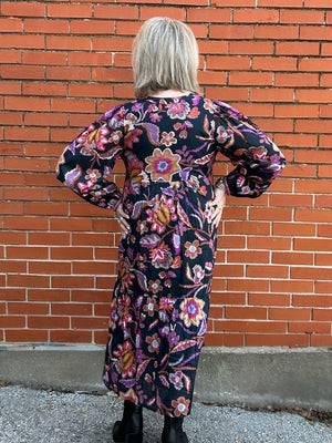 Molly Bracken Abstract Floral Midi Dress at ooh la la! in Grapevine TX 76051