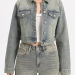Bayeas Rhinestone Denim Jacket in newedge at ooh la la! in Grapevine TX 76051