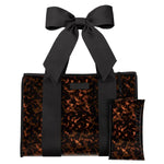 Bow Tote with Phone Pouch in Tortoiseshell at ooh la la! in Grapevine TX 76051