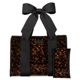 Bow Tote with Phone Pouch in Tortoiseshell at ooh la la! in Grapevine TX 76051