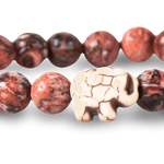The Fahlo Expedition Bracelet - Elephant in sahara stone at ooh la la! in Grapevine TX 76051