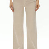 New York Mid Rise Wide Leg Jeans in Voida Tan at ooh la la! in Grapevine TX 76051