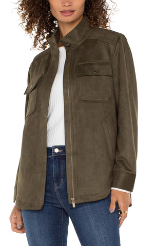 Liverpool Utility Jacket in olive at ooh la la! in Grapevine TX 76051