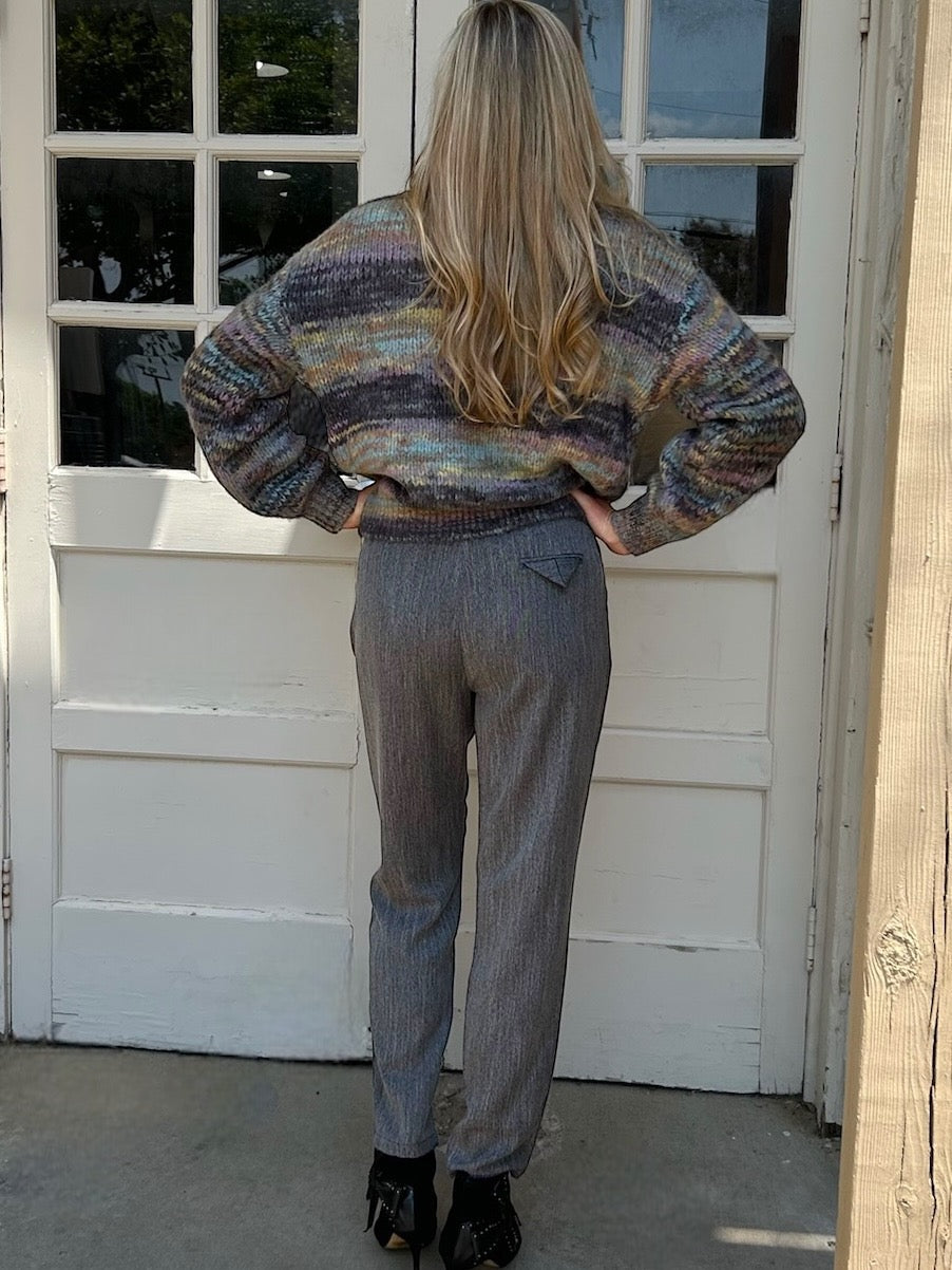 Molly Bracken Heathered Tie Waist Pants at ooh la la! in Grapevine TX 76051