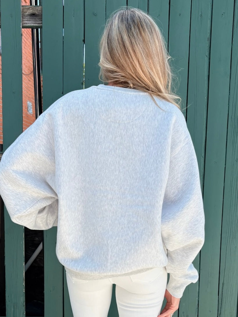 Texas Appliqued Oversized Dolman Sweatshirt at ooh la la! in Grapevine TX 76051