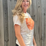 Orange Flower Pumpkin Tee at ooh la la! in Grapevine TX 76051