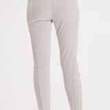 XCVI Cord Penny Legging in Whitecap Pigment shown from back on model
