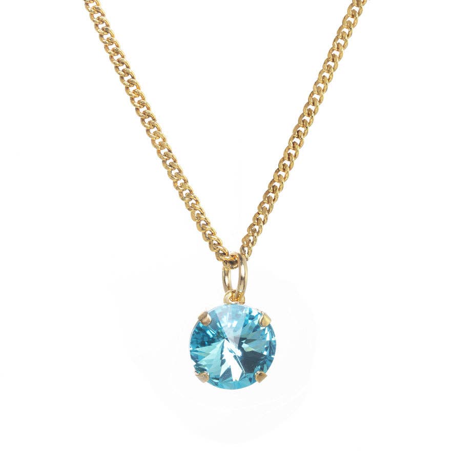 Turquoise TOVA Talia, crystal pendant necklace, antique gold jewelry, handcrafted Canadian jewelry, adjustable gold necklace, charm-compatible necklace, luxury fashion accessories, gold plated brass chain.
at ooh la la! in Grapevine TX 76051 