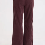 XCVI Hadrian Pant in Belge - deep eggplant brown at ooh la la! in Grapevine TX 76051