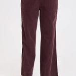 XCVI Hadrian Pant in Belge - deep eggplant brown at ooh la la! in Grapevine TX 76051