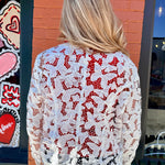 Butterfly Lace Open-Front Jacket at ooh la la! in Grapevine TX 76051