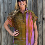 Wild Orchid Cap Sleeve Hi-Lo Top at ooh la la! in Grapevine TX 76051