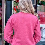 Merry AF Sweatshirt in red at ooh la la! in Grapevine TX 76051