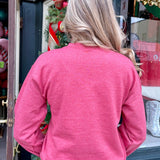 Merry AF Sweatshirt in red at ooh la la! in Grapevine TX 76051