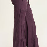 Terraced Wide Leg Pant