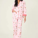 PJ Salvage Tini Time Drink Print 3-Piece Flannel PJ Set at ooh la la! in Grapevine TX 76051