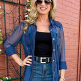 Mesh & Twill Light Jacket