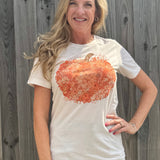 Orange Flower Pumpkin Tee at ooh la la! in Grapevine TX 76051