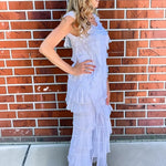 Made in Italy Silk Ruffle Pants in White at ooh la la! in Grapevine TX 76051